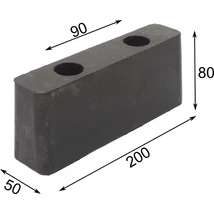 Ütköző gumi 200 X 50 X 80
