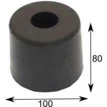 Ütköző gumi 100 X 80 csavarozható