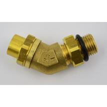 Könyök 45fok, külső m. hollander+gyorscs 8x1-M16*1,5mm