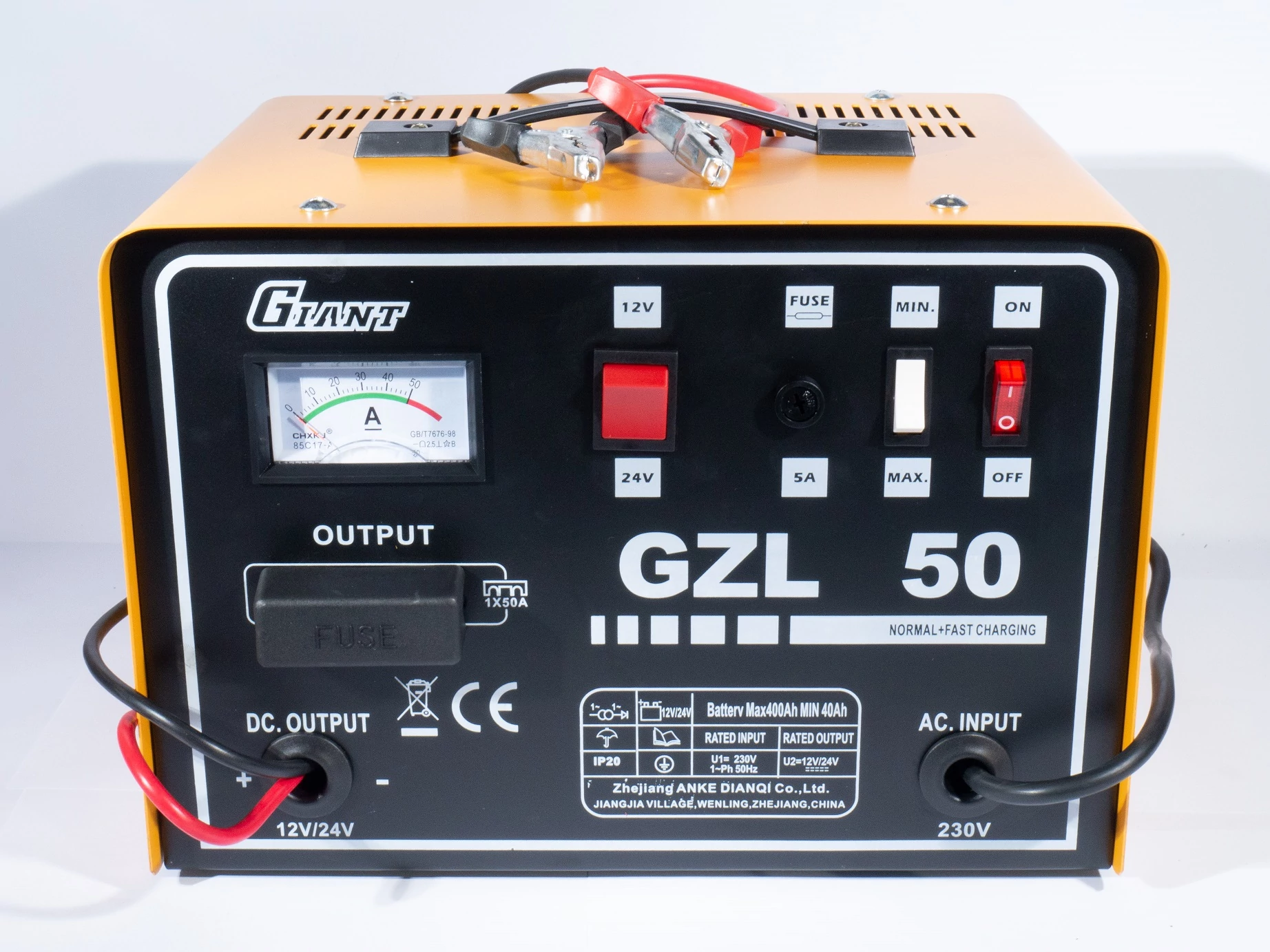 Akkumulátortöltő GZL50 12/24V 20/30A 600W